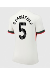 Chelsea Benoit Badiashile #5 Fotballdrakt Borte Klær Dame 2025-26 Korte ermer